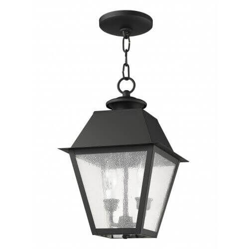 LIVEX LIGHTING 2167-04 Mansfield Outdoor Pendant Lantern Vancouver
