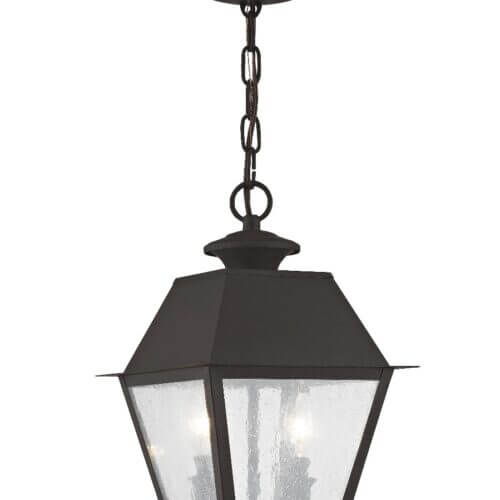 LIVEX LIGHTING 2167-07 Mansfield Outdoor Pendant Lantern Toronto