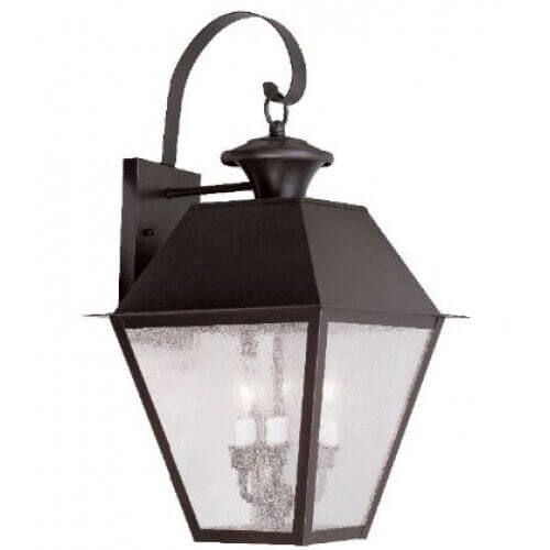 LIVEX LIGHTING 2168-07 Mansfield outdoor wall lantern Mississauga