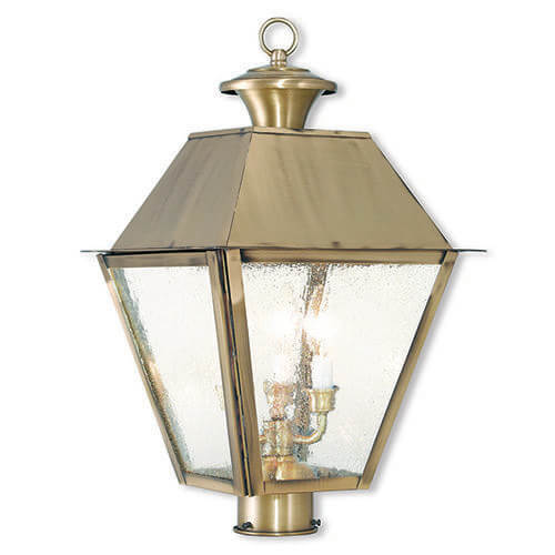 LIVEX LIGHTING 2169-01 Mansfield Post Top Lantern Toronto