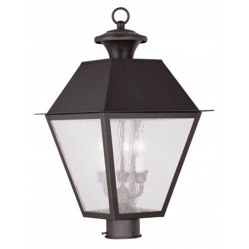LIVEX LIGHTING 2169-07 Mansfield Outdoor Post Head Vancouver