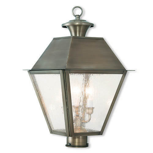 LIVEX LIGHTING 2169-29 Mansfield Post Top Lantern Edmonton