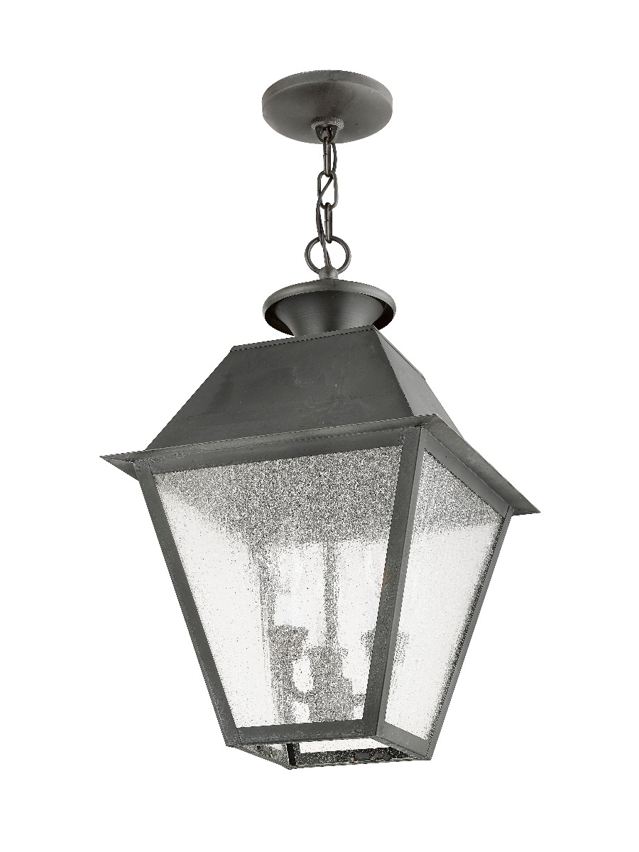 LIVEX LIGHTING 2170-61 Mansfield Outdoor Pendant Lantern Halifax