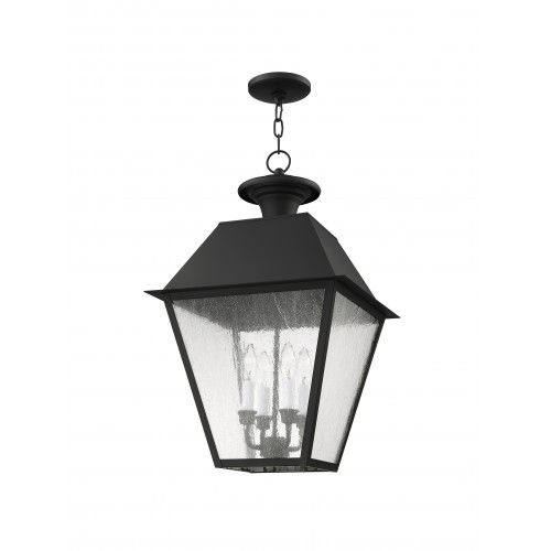 LIVEX LIGHTING 2174-04 Mansfield Outdoor Pendant Lantern Montreal