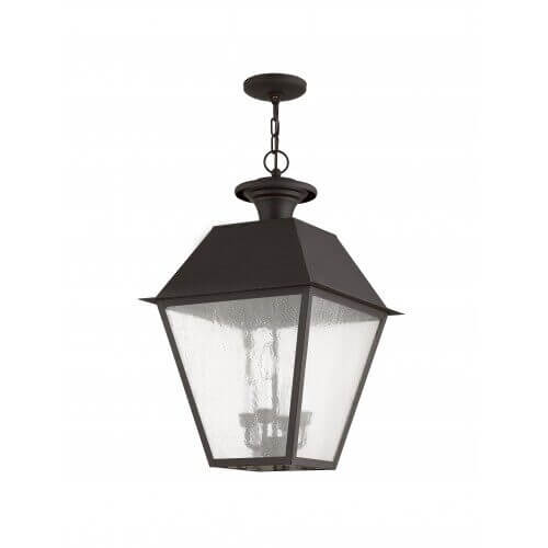 LIVEX LIGHTING 2174-07 Mansfield Outdoor Pendant Lantern Toronto