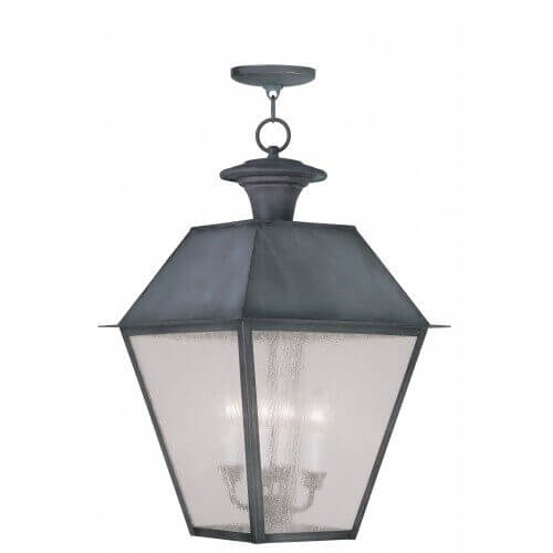 LIVEX LIGHTING 2174-61 Mansfield Outdoor Pendant Lantern Halifax