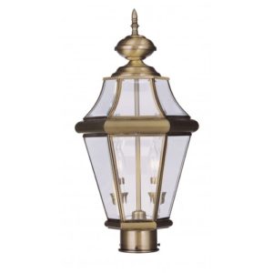 LIVEX LIGHTING 2264-01 Georgetown Outdoor Post Head Montreal