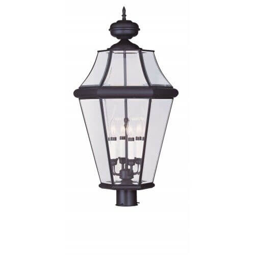 LIVEX LIGHTING 2368-07 Georgetown Outdoor Post Head Quebec City