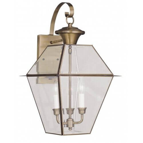 LIVEX LIGHTING 2381-01 Westover Wall Lantern Halifax