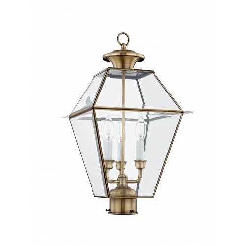 Livex Lighting 2384-01 Westover Outdoor Post Head Ottawa