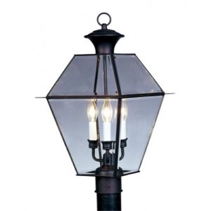 LIVEX LIGHTING 2384-04 Westover Outdoor Post Head Montreal