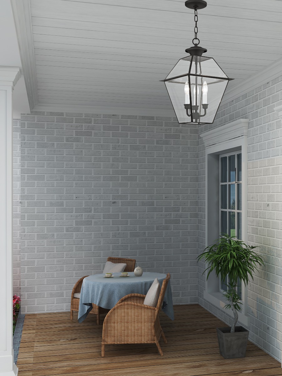Livex Lighting 2385-04 Westover Outdoor Pendant Lantern Montreal