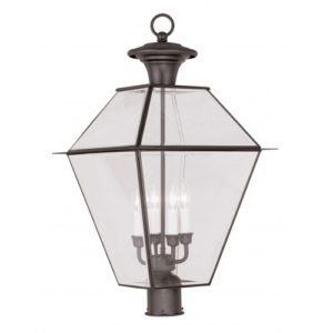 Livex Lighting 2388-07 Westover Outdoor Post Head Calgary