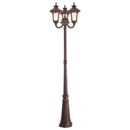 Livex Lighting 7666-58 Oxford Outdoor 3 Head Post Winnipeg