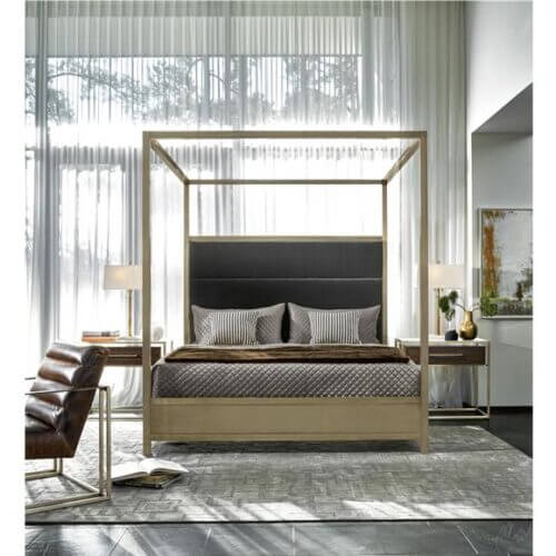 UNIVERSAL FURNITURE 656A290B HARLOW KING CANOPY BED Vancouver