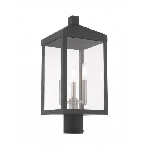 LIVEX LIGHTING 20592-76 Nyack Post Top Lantern Montreal