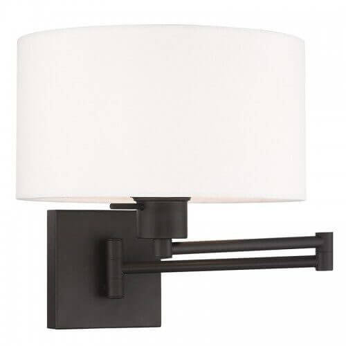LIVEX LIGHTING 40036-07 Swing Arm Wall Lamp Mississauga