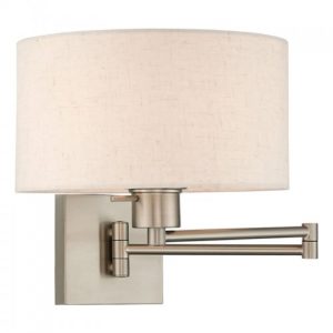 LIVEX LIGHTING 40037-91 Swing Arm Wall Lamp Ottawa