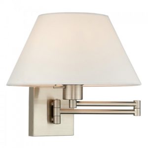 LIVEX LIGHTING 40039-91 Swing Arm Wall Lamp Fredericton