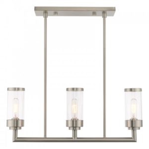 LIVEX LIGHTING 40473-91 Hillcrest Linear Chandelier Montreal