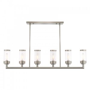 LIVEX LIGHTING 40476-91 Hillcrest Linear Chandelier Montreal