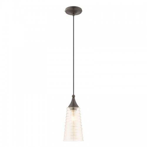 LIVEX LIGHTING 40648-92 Art Glass Mini Pendant Calgary