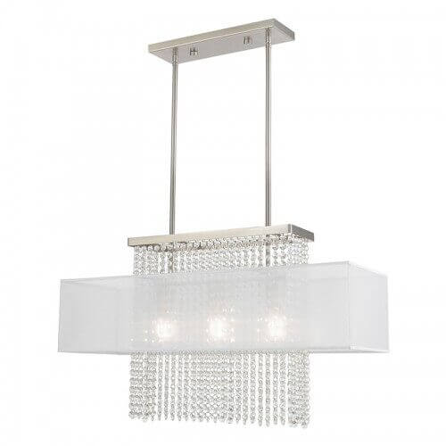 LIVEX LIGHTING 41123-91 Bella Vista Linear Chandelier Montreal