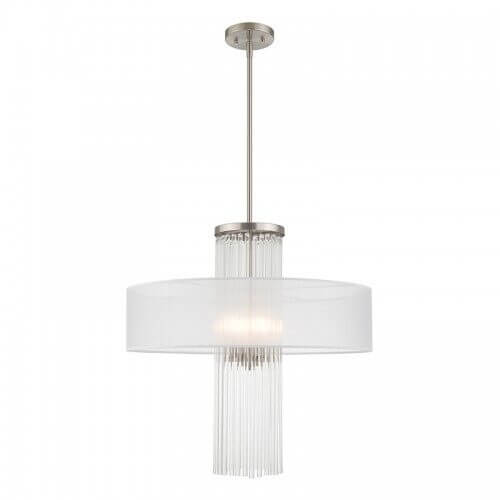 LIVEX LIGHTING 41142-91 Alexis Pendant Chandelier Montreal