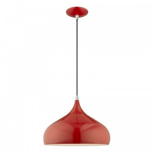 LIVEX LIGHTING 41173-72 Metal Shade Mini Pendant Halifax