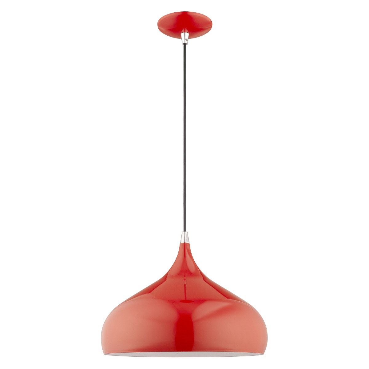 LIVEX LIGHTING 41173-72 Metal Shade Mini Pendant Halifax