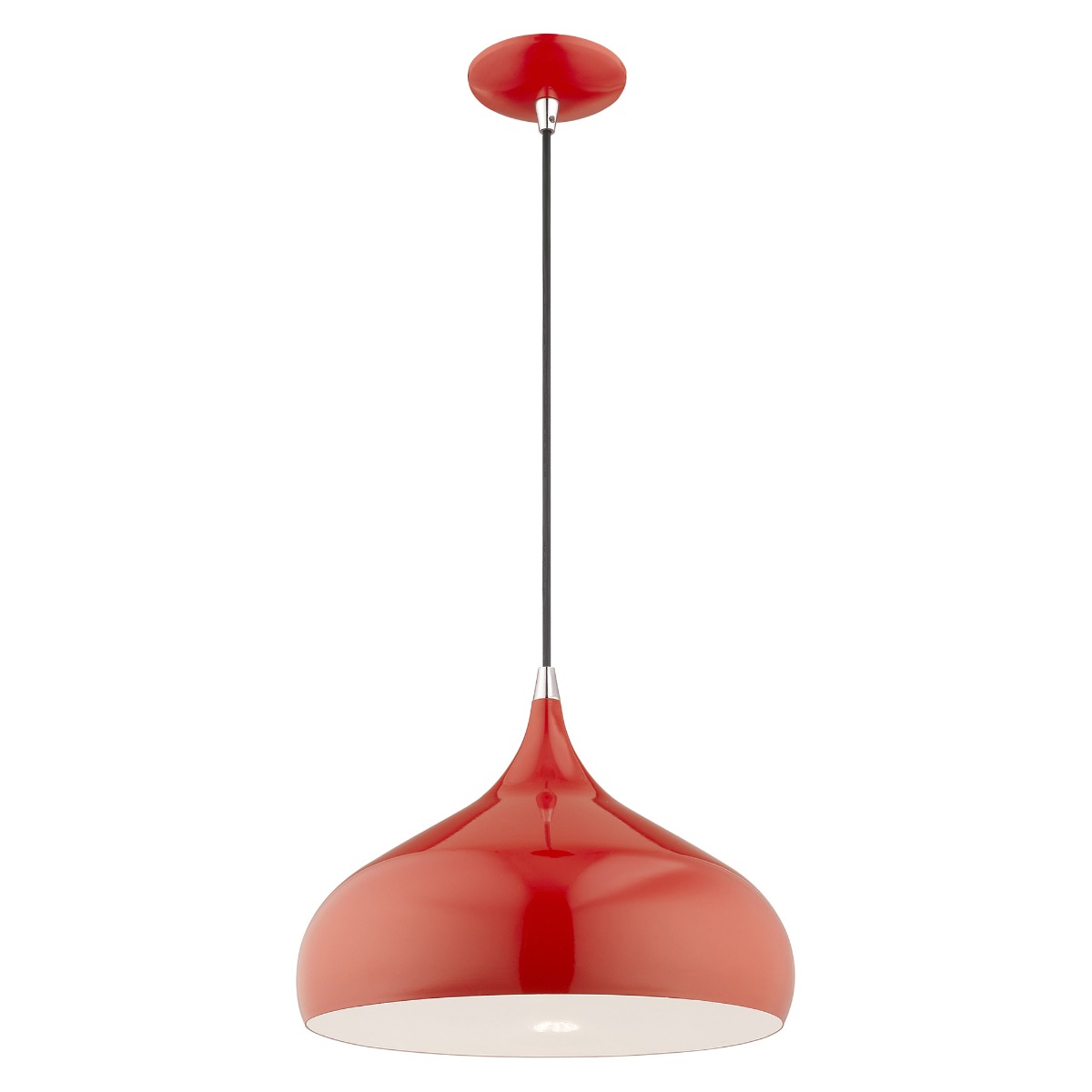 LIVEX LIGHTING 41173-72 Metal Shade Mini Pendant Halifax