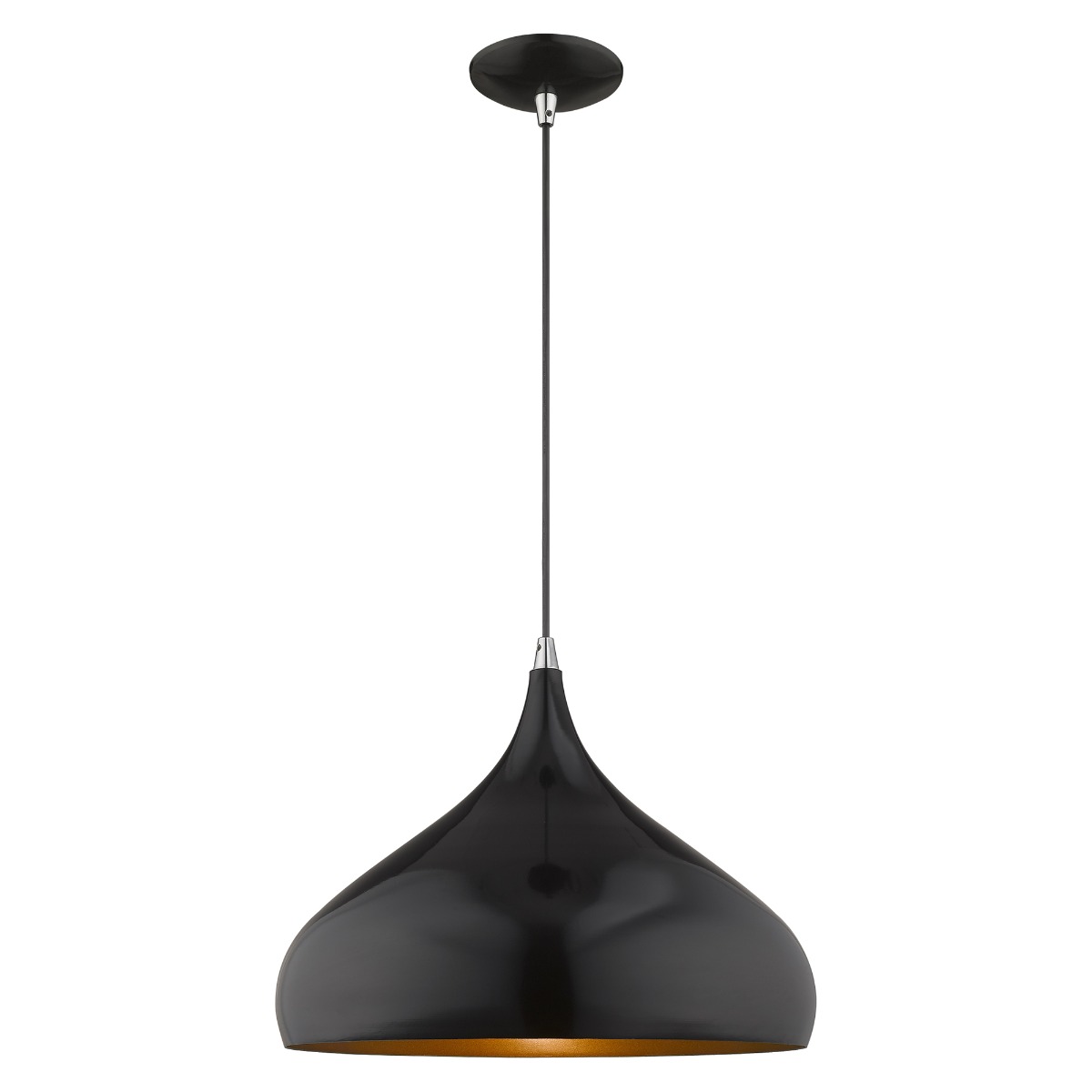LIVEX LIGHTING 41174-68 Metal Shade Mini Pendant Ottawa