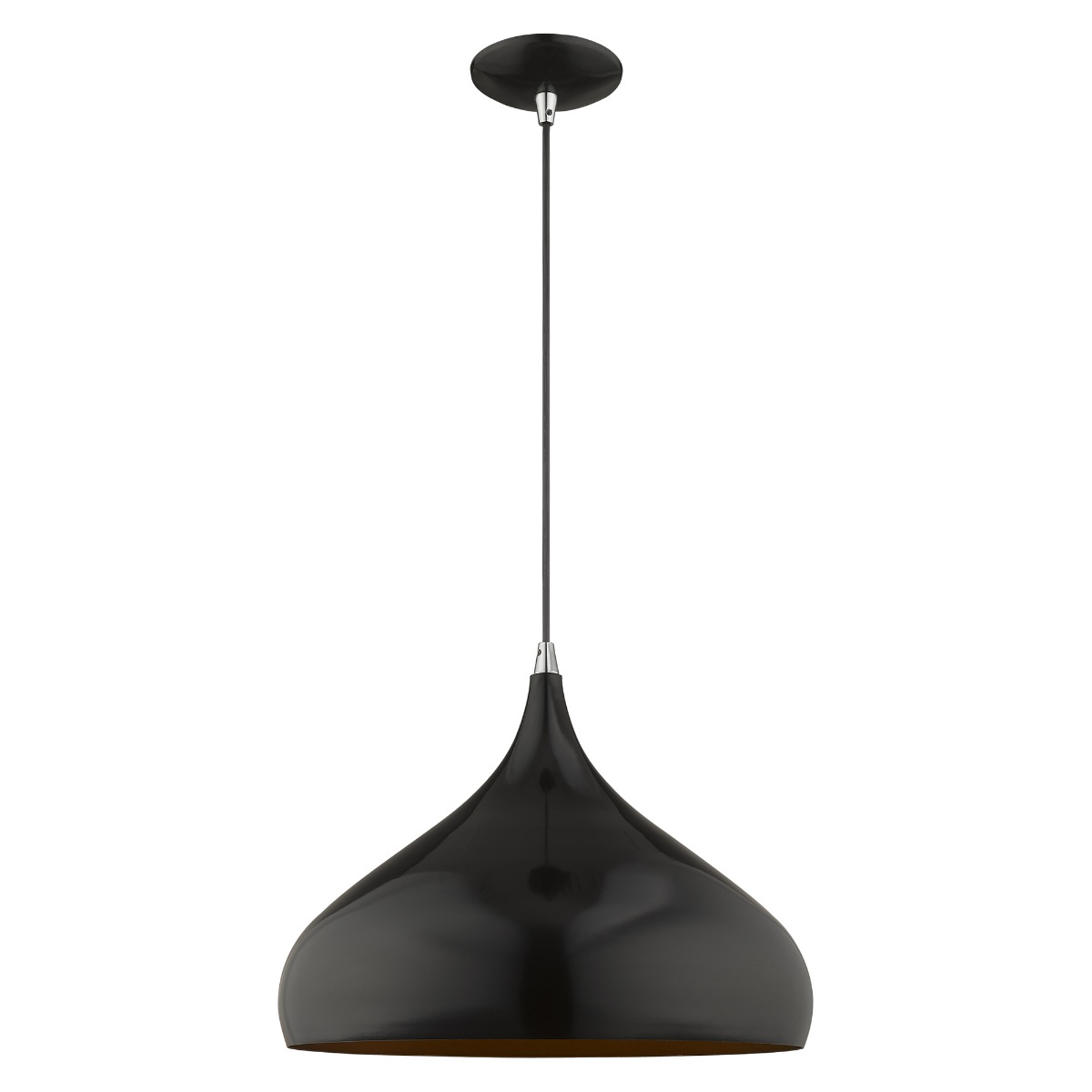 LIVEX LIGHTING 41174-68 Metal Shade Mini Pendant Ottawa