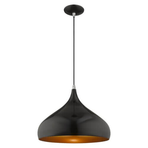 LIVEX LIGHTING 41174-68 Metal Shade Mini Pendant Ottawa