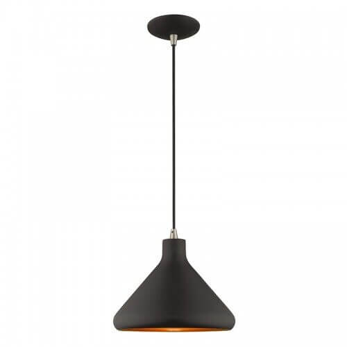 LIVEX LIGHTING 41178-04 Metal Shade Mini Pendant Ottawa