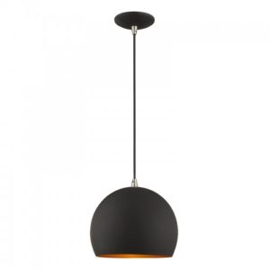 LIVEX LIGHTING 41181-04 Metal Shade Mini Pendant Ottawa