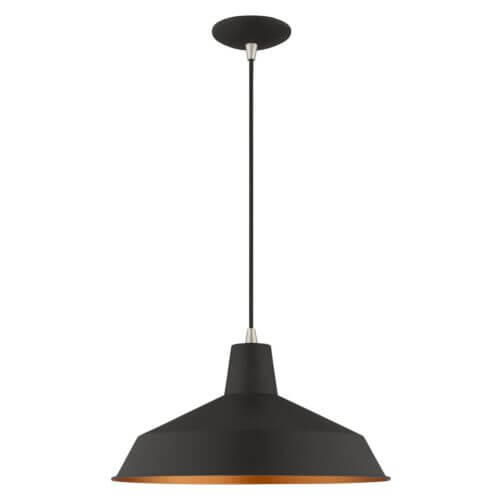 LIVEX LIGHTING 41183-04 Metal Shade Mini Pendant Edmonton