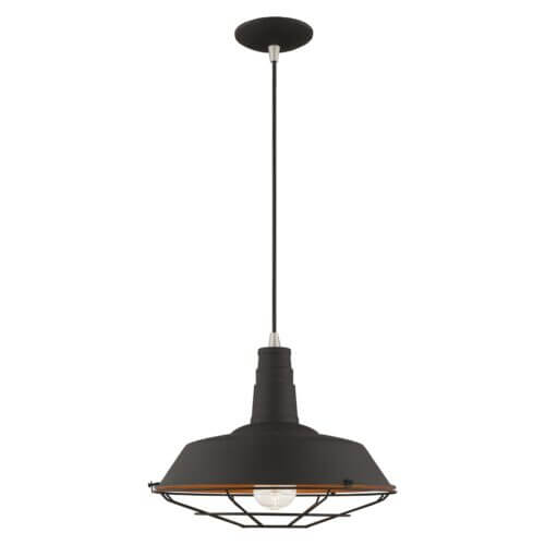 LIVEX LIGHTING 41184-04 Metal Shade Mini Pendant Calgary