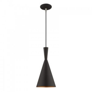 LIVEX LIGHTING 41185-04 Metal Shade Mini Pendant Halifax