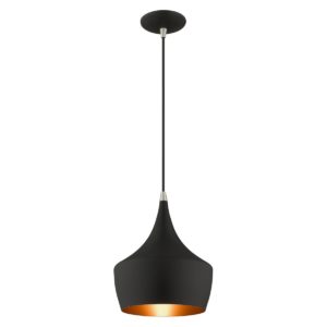 LIVEX LIGHTING 41186-04 Metal Shade Mini Pendant Halifax