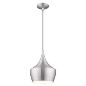 LIVEX LIGHTING 41186-66 Metal Shade Mini Pendant Halifax