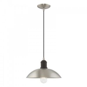 LIVEX LIGHTING 41193-91 Metal Shade Mini Pendant Vancouver
