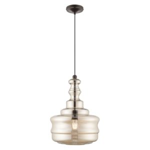 LIVEX LIGHTING 41225-92 Art Glass Mini Pendant Ottawa