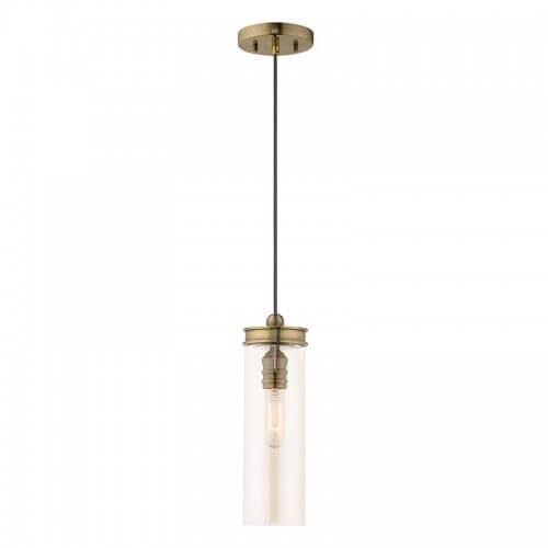 LIVEX LIGHTING 41227-01 Art Glass Mini Pendant Calgary