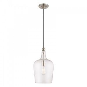 LIVEX LIGHTING 41237-91 Art Glass Mini Pendant Halifax