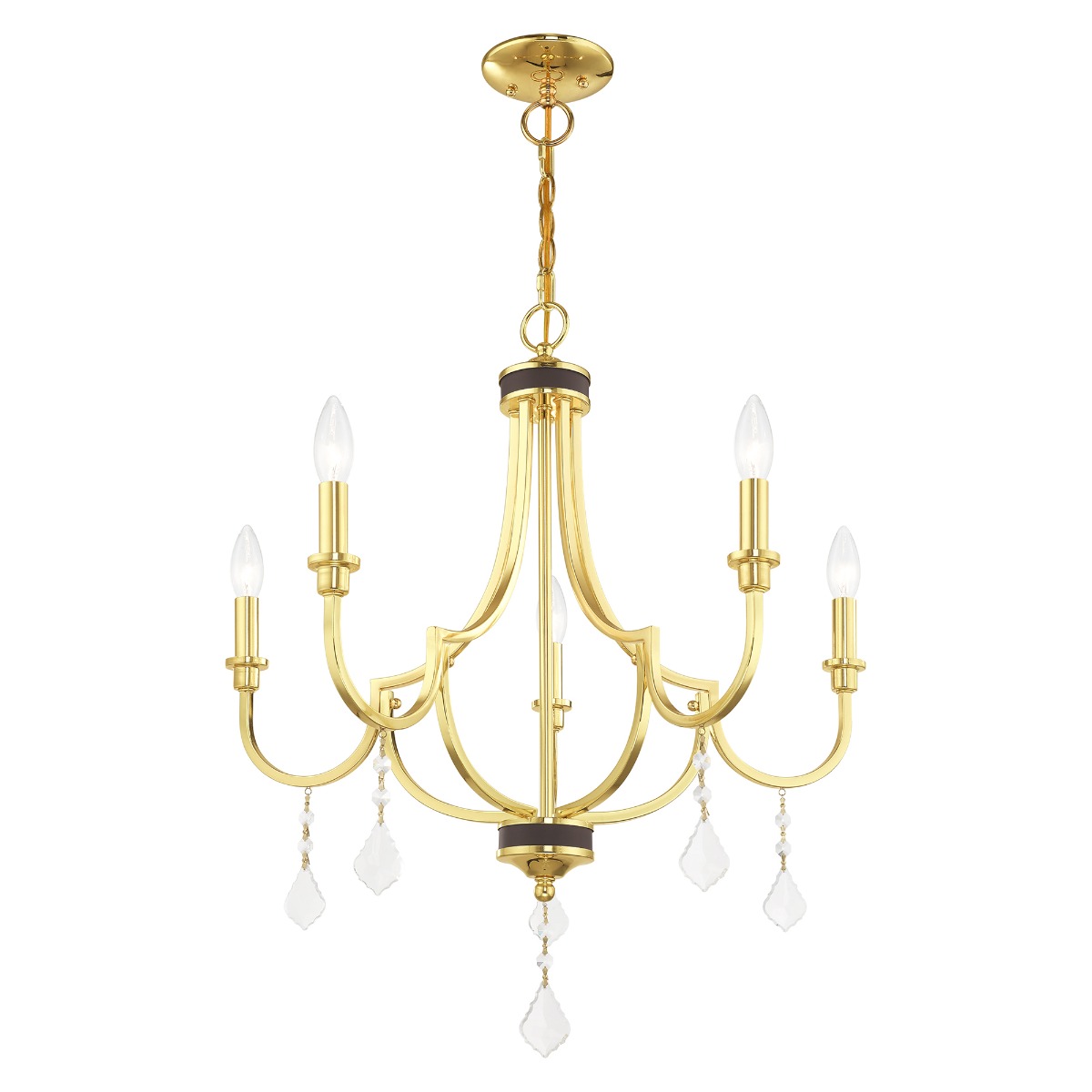 LIVEX LIGHTING 41275-02 Glendale Chandelier Montreal