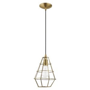 LIVEX LIGHTING 41322-01 Geometric Shade Mini Pendant Vancouver