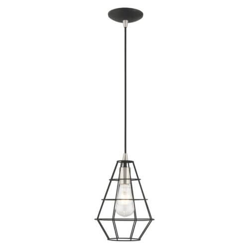 LIVEX LIGHTING 41322-04 Geometric Shade Mini Pendant Halifax