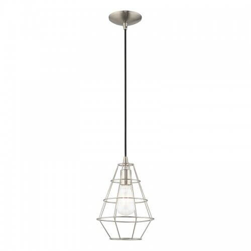 LIVEX LIGHTING 41322-91 Geometric Shade Mini Pendant Ottawa