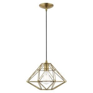 LIVEX LIGHTING 41323-01Geometric Shade Mini Pendant Winnipeg